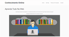 Desktop Screenshot of conhecimentoonline.com