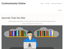 Tablet Screenshot of conhecimentoonline.com